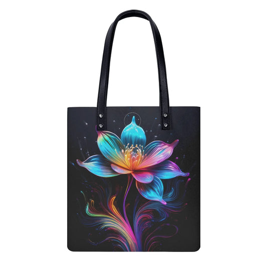 neon-lotusblume-pu-leder-handtasche-handtasche-jlr-design-1 - JLR Design