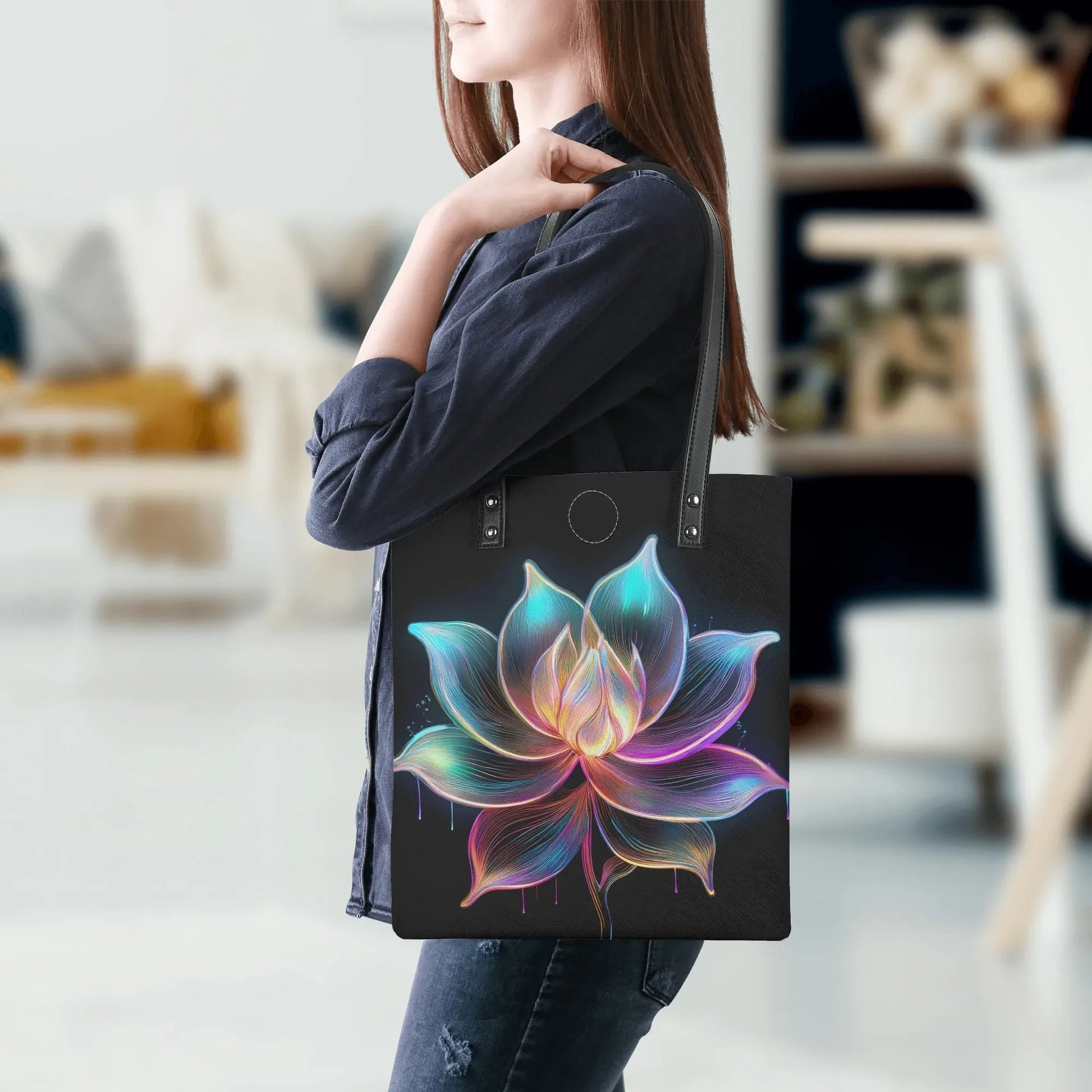 neon-magnolia-pu-leder-handtasche-handtasche-jlr-design-5 - JLR Design