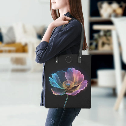 neon-mohnblume-pu-leder-handtasche-handtasche-jlr-design-5 - JLR Design