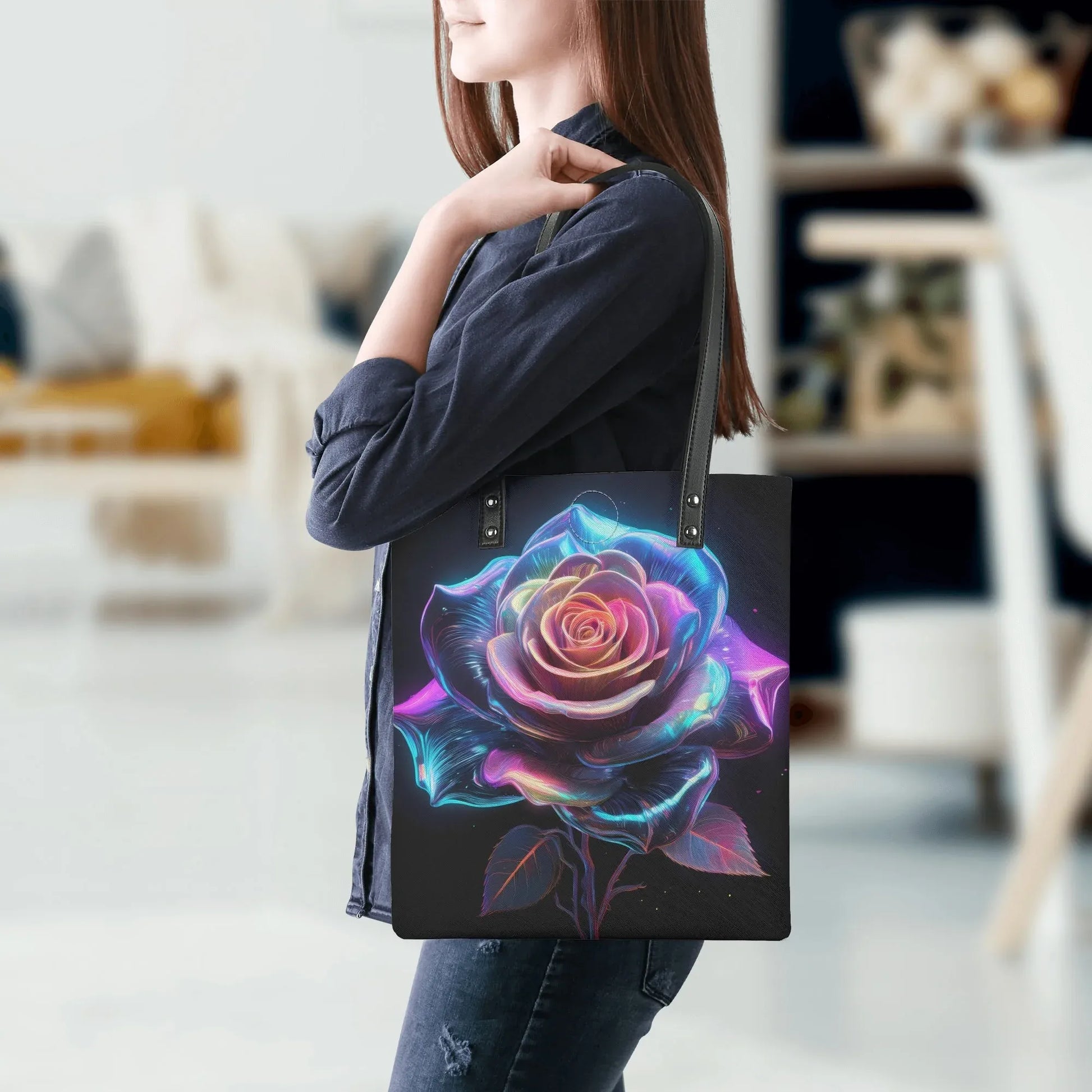 neon-rose-pu-leder-handtasche-handtasche-jlr-design-5 - JLR Design