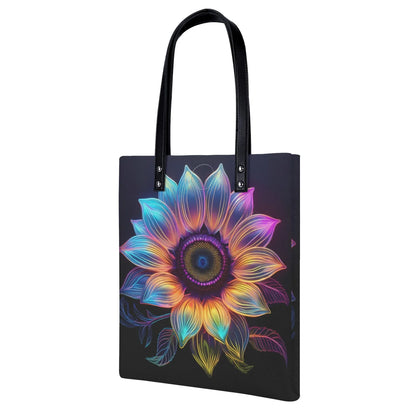 neon-sonnenblume-pu-leder-handtasche-handtasche-jlr-design-2 - JLR Design