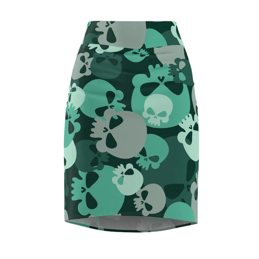 niagara-skull-bleistiftrock-fur-damen-eleganter-mid-waist-rock-mit-stretch-komfort-bleistiftrock-jlr-design-1 - JLR Design
