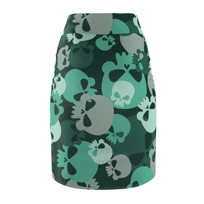 niagara-skull-bleistiftrock-fur-damen-eleganter-mid-waist-rock-mit-stretch-komfort-bleistiftrock-jlr-design-2 - JLR Design