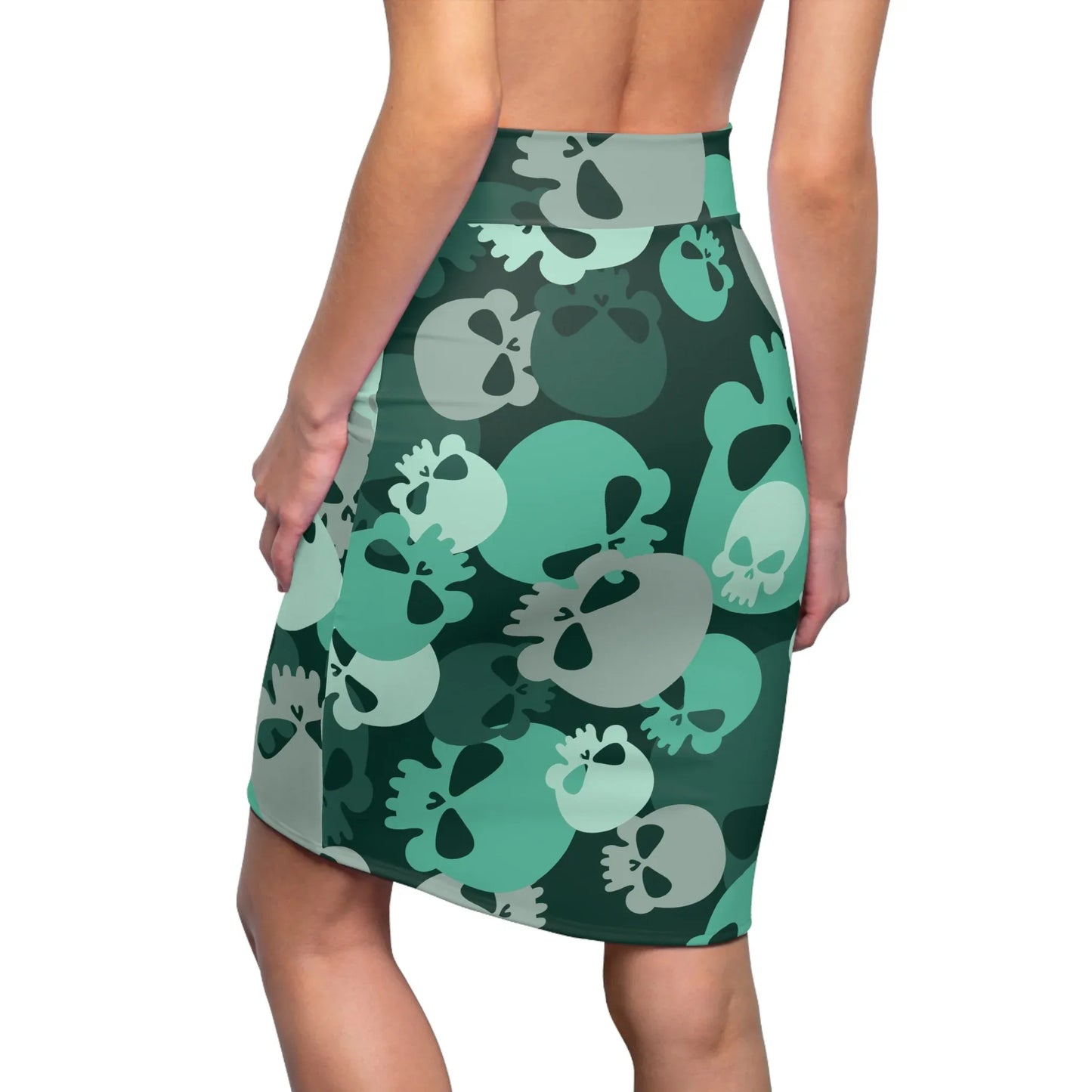 niagara-skull-bleistiftrock-fur-damen-eleganter-mid-waist-rock-mit-stretch-komfort-bleistiftrock-jlr-design-6 - JLR Design