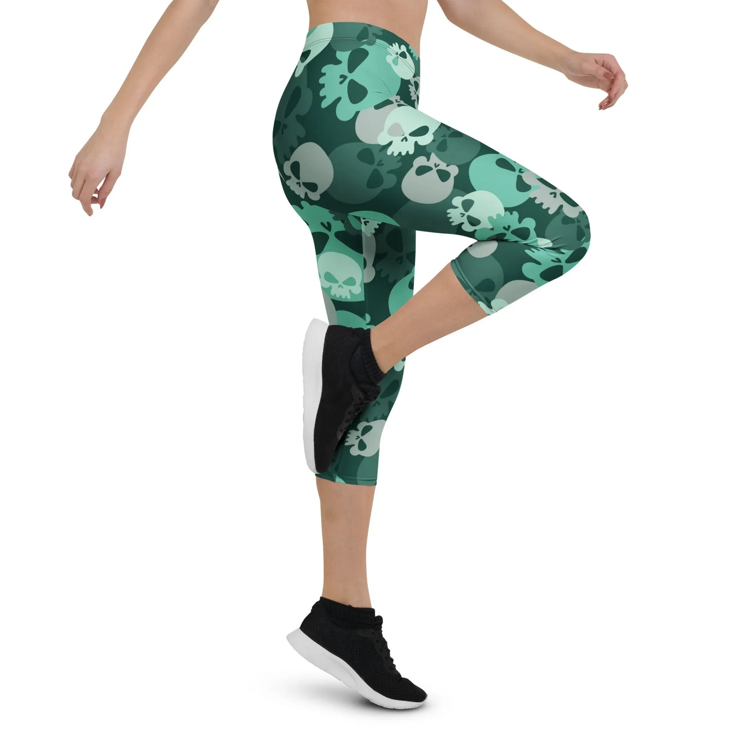 niagara-skull-damen-capri-leggings-capri-leggings-jlr-design-10 - JLR Design