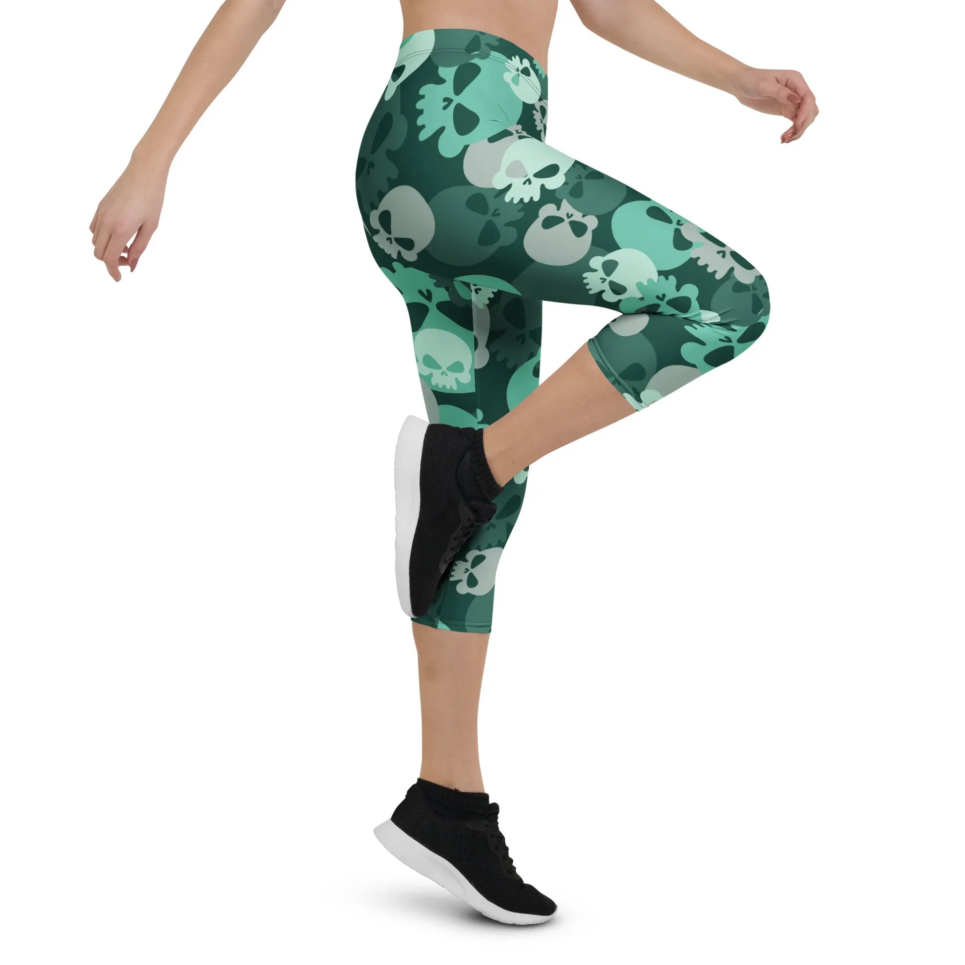 niagara-skull-damen-capri-leggings-capri-leggings-jlr-design-10 - JLR Design
