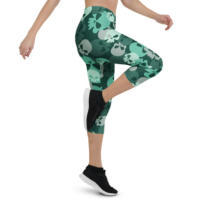 niagara-skull-damen-capri-leggings-capri-leggings-jlr-design-10 - JLR Design