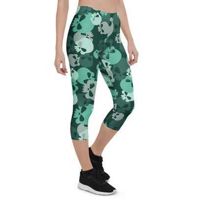 niagara-skull-damen-capri-leggings-capri-leggings-jlr-design-12 - JLR Design
