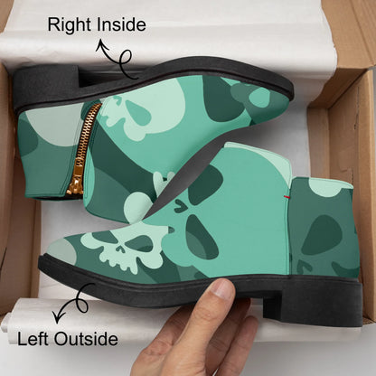 niagara-skull-elegante-reissverschluss-stiefeletten-stiefeletten-jlr-design-8 - JLR Design