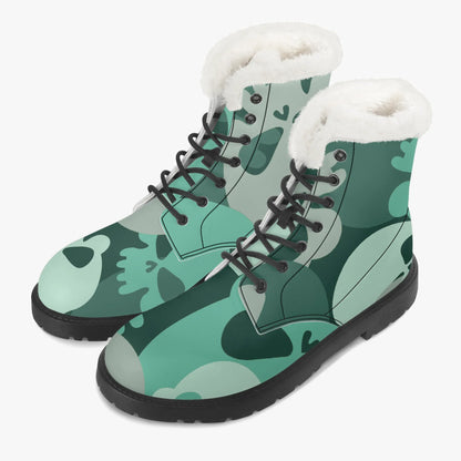 niagara-skull-faux-fur-leder-boots-boots-jlr-design-2 - JLR Design