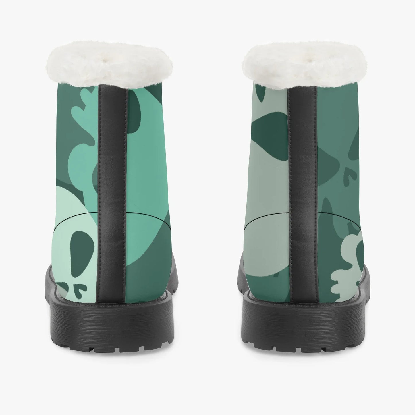 niagara-skull-faux-fur-leder-boots-boots-jlr-design-6 - JLR Design