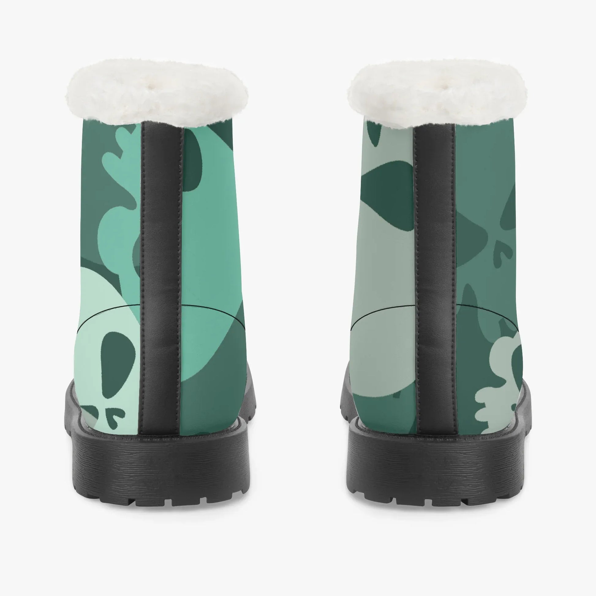 niagara-skull-faux-fur-leder-boots-boots-jlr-design-6 - JLR Design