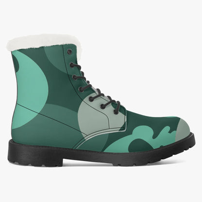 niagara-skull-faux-fur-leder-boots-boots-jlr-design-8 - JLR Design