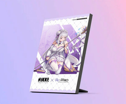 nikke-goddess-of-victory-emilia-rezero-tischaufsteller-tischaufsteller-jlr-design-1 - JLR Design