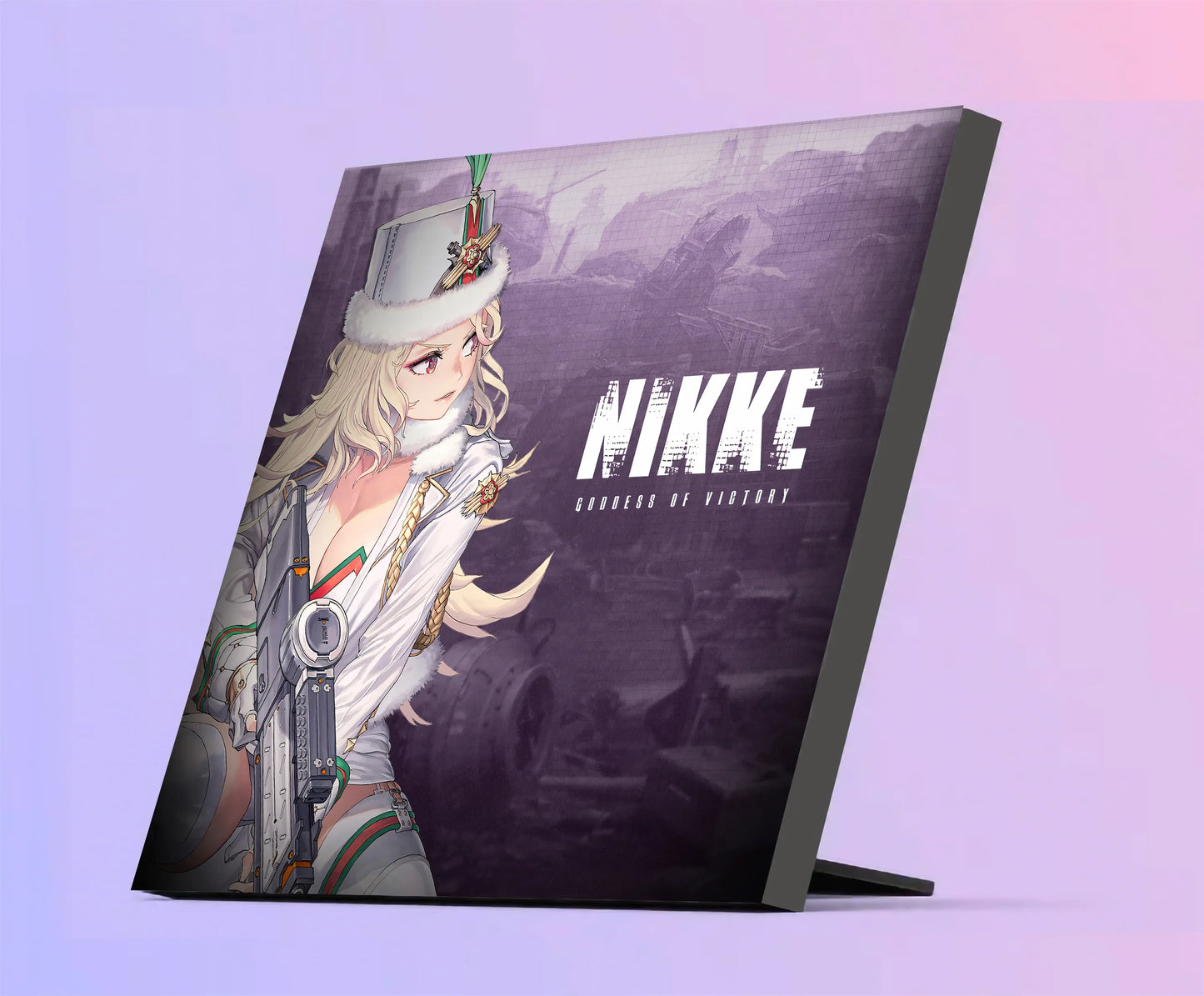 nikke-goddess-of-victory-ludmilla-posing-tischaufsteller-tischaufsteller-jlr-design-1 - JLR Design
