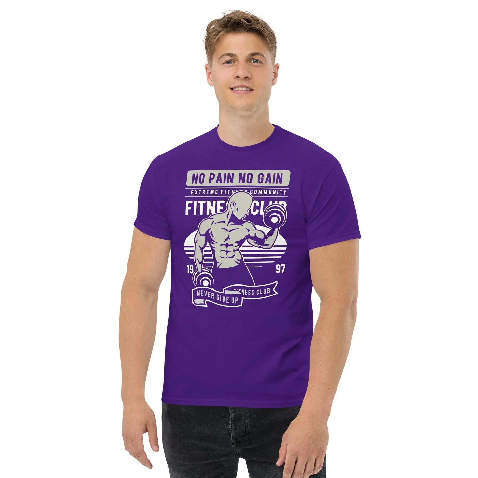 no-pain-no-gain-herren-t-shirt-t-shirt-jlr-design-10 - JLR Design