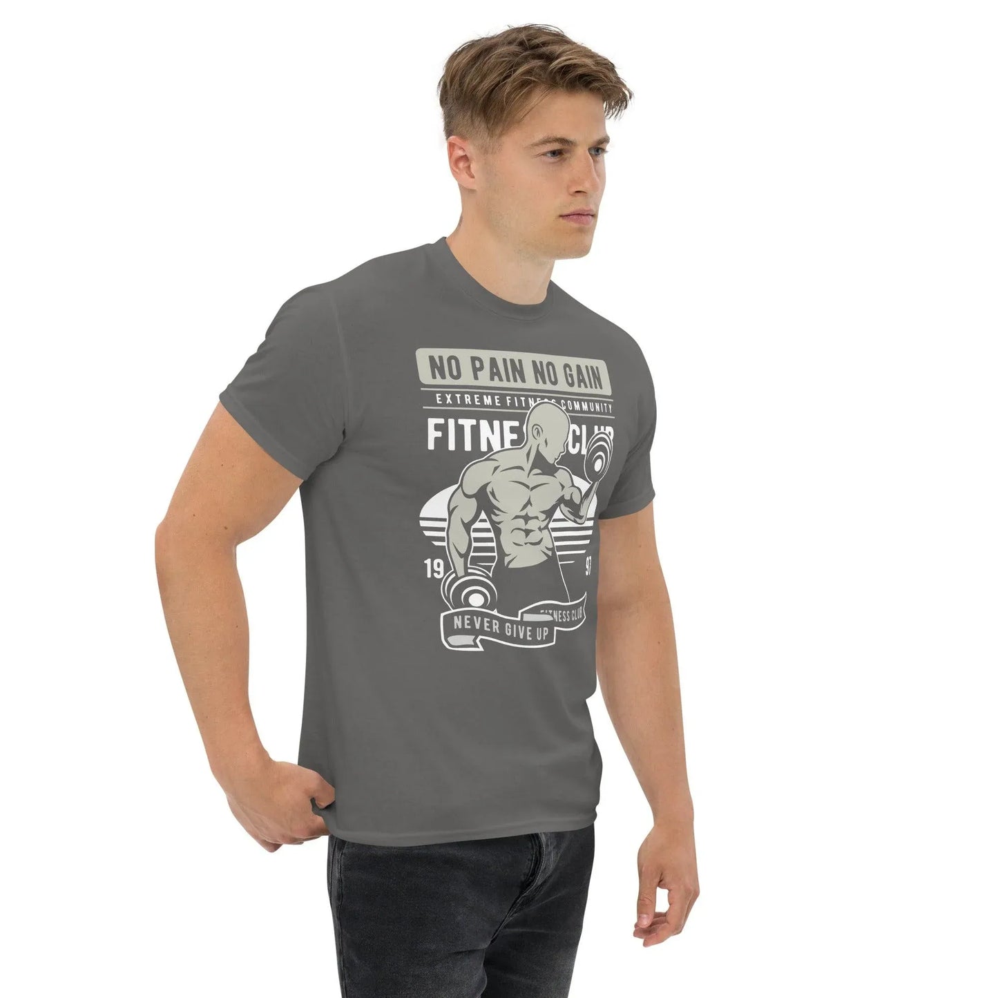 no-pain-no-gain-herren-t-shirt-t-shirt-jlr-design-21 - JLR Design