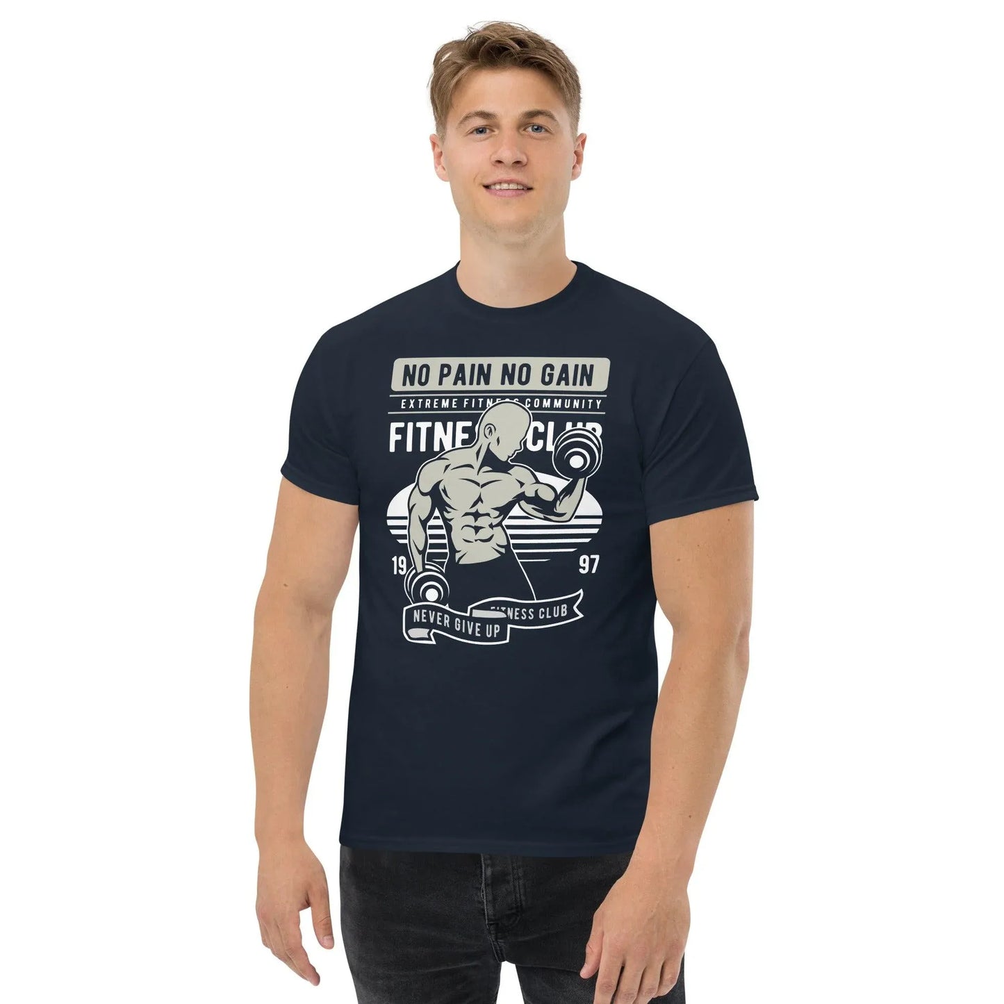 no-pain-no-gain-herren-t-shirt-t-shirt-jlr-design-7 - JLR Design