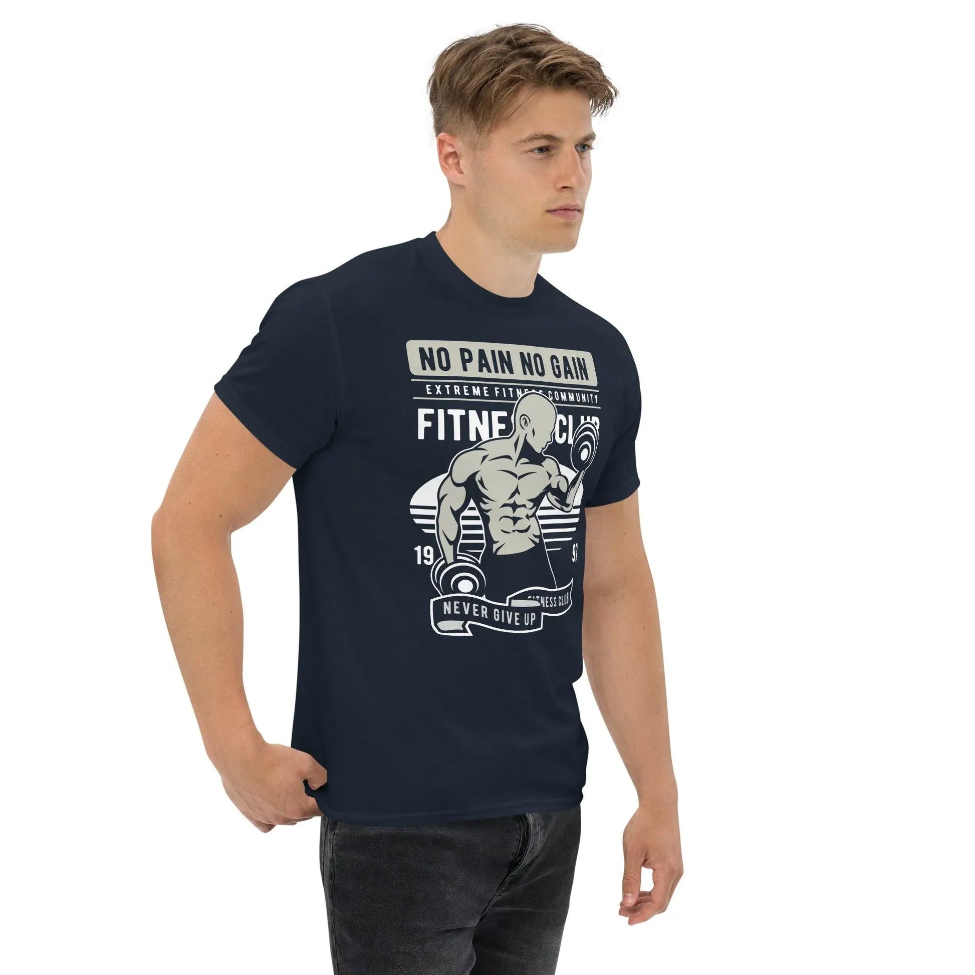 no-pain-no-gain-herren-t-shirt-t-shirt-jlr-design-9 - JLR Design