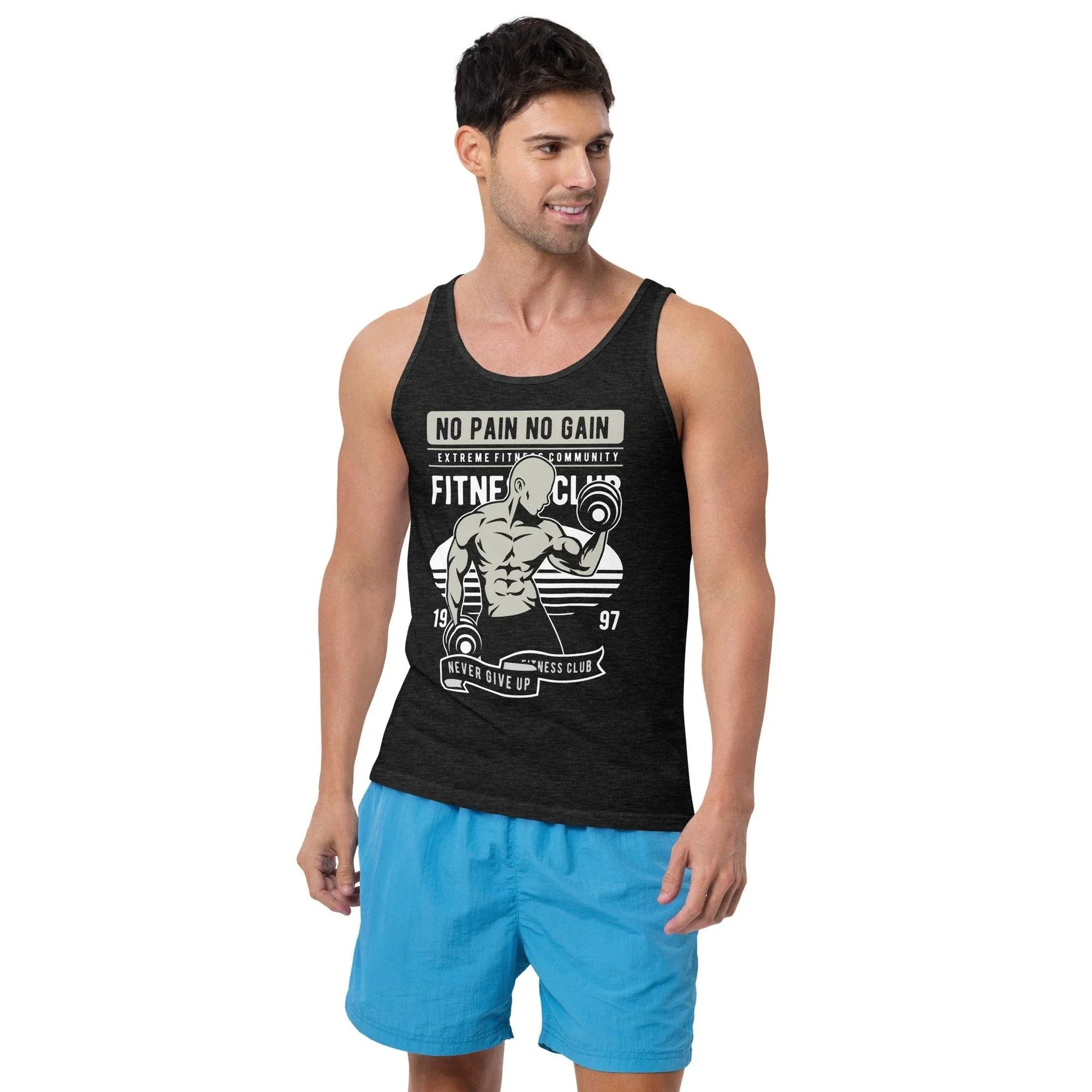 no-pain-no-gain-tanktop-tank-top-jlr-design-4 - JLR Design