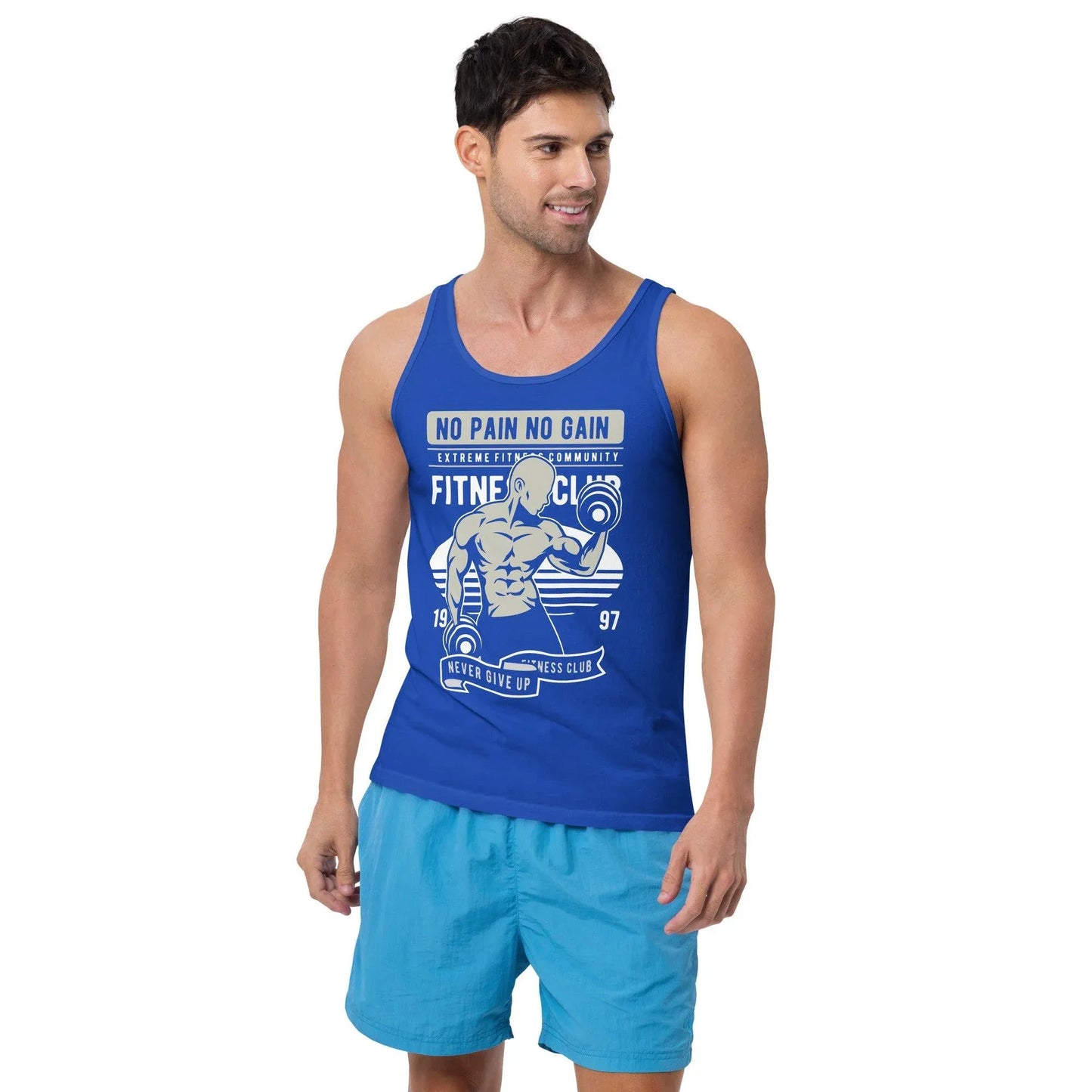 no-pain-no-gain-tanktop-tank-top-jlr-design-5 - JLR Design
