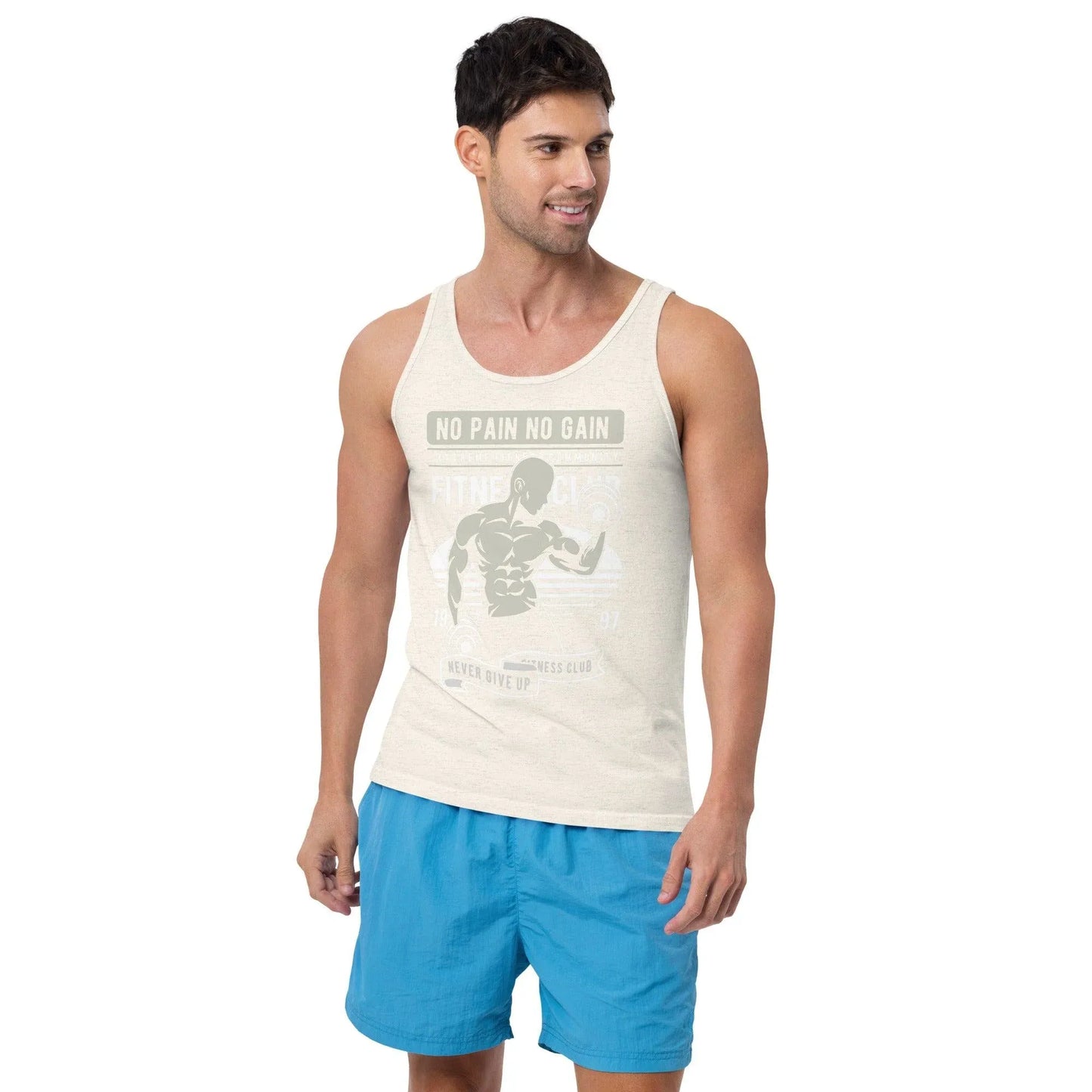 no-pain-no-gain-tanktop-tank-top-jlr-design-9 - JLR Design