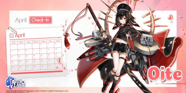 oite-april-check-in-azur-lane-poster-poster-jlr-design-1 - JLR Design