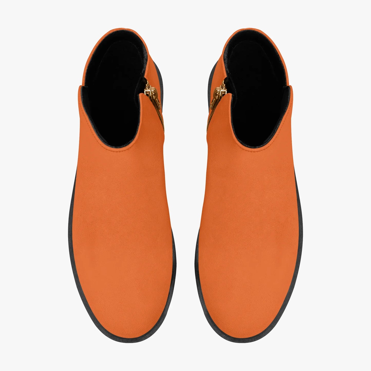 orange-elegante-reissverschluss-stiefeletten-stiefeletten-jlr-design-7 - JLR Design