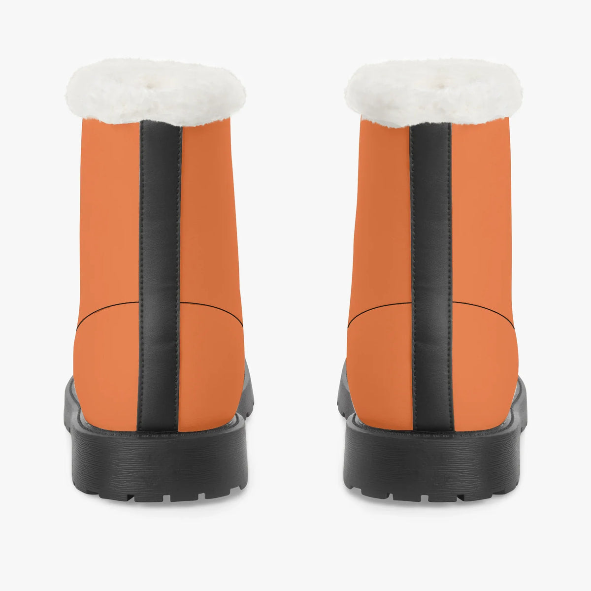 orange-faux-fur-leder-boots-boots-jlr-design-jlr-design-de-6 - JLR Design