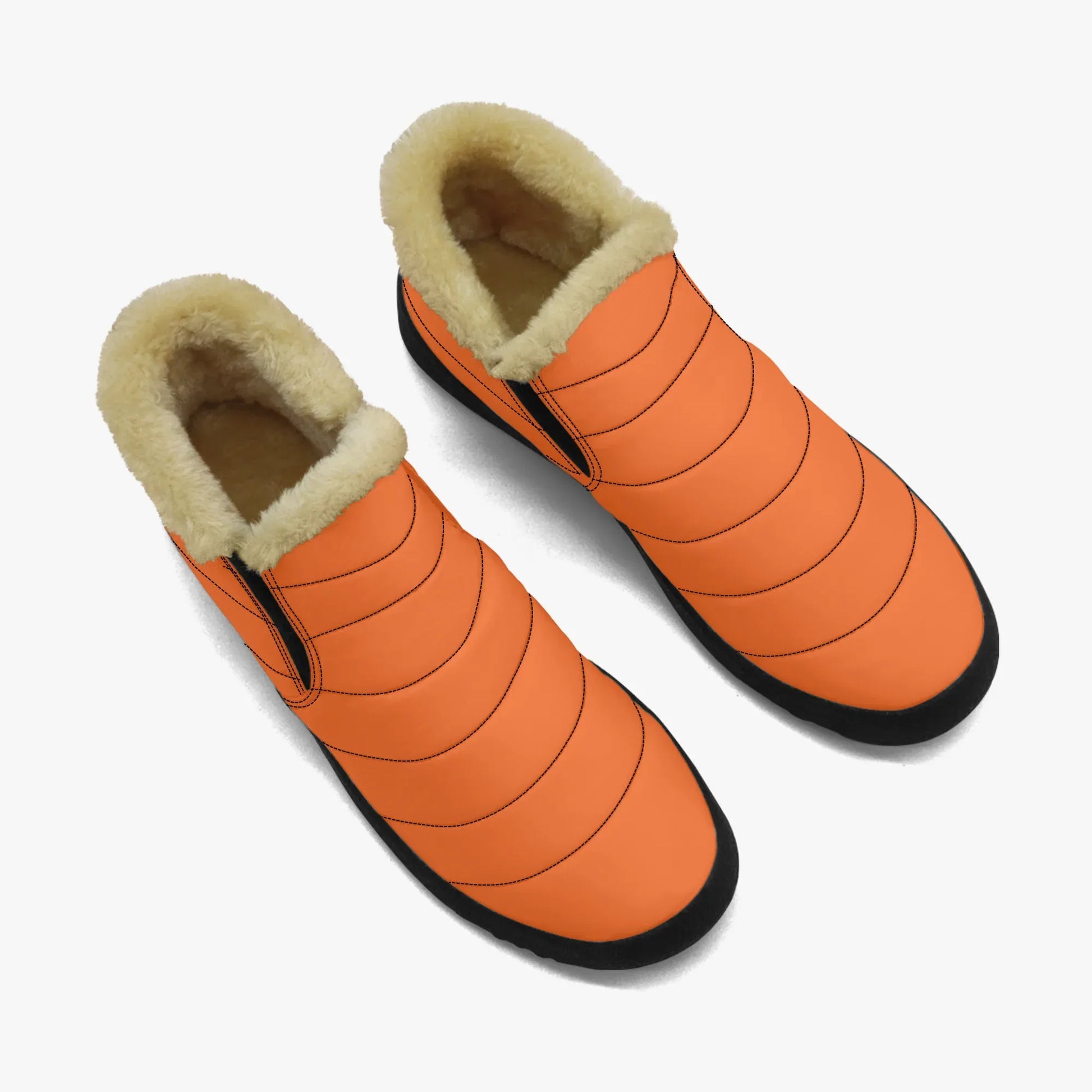 orange-faux-fur-slipper-slipper-jlr-design-2 - JLR Design