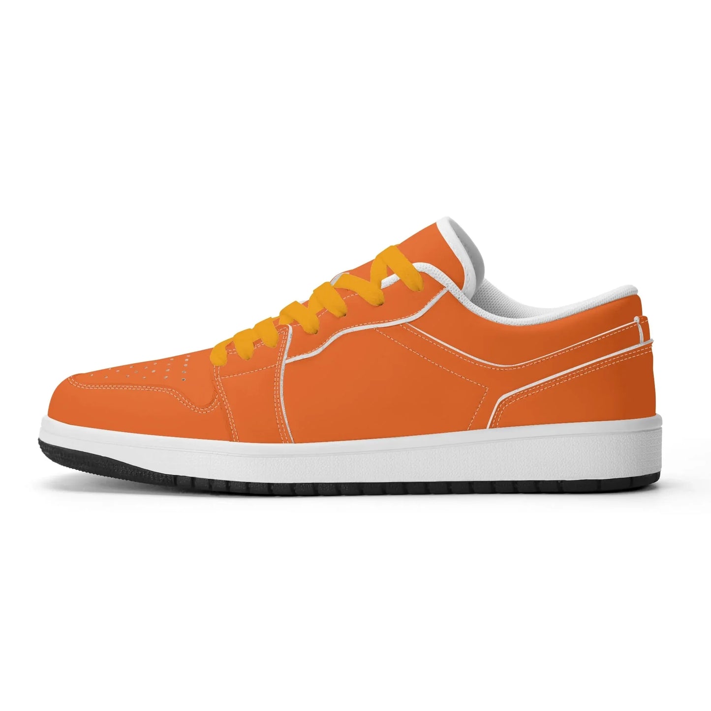 orange-low-top-leder-sneaker-fur-damen-sneaker-jlr-design-2 - JLR Design