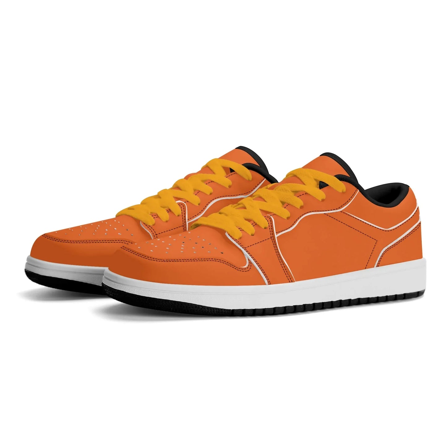 orange-low-top-leder-sneaker-fur-damen-sneaker-jlr-design-8 - JLR Design
