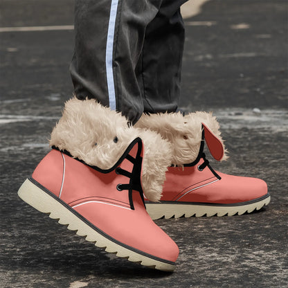 orange-red-chic-boots-mit-pluschfutter-stiefel-jlr-design-1 - JLR Design