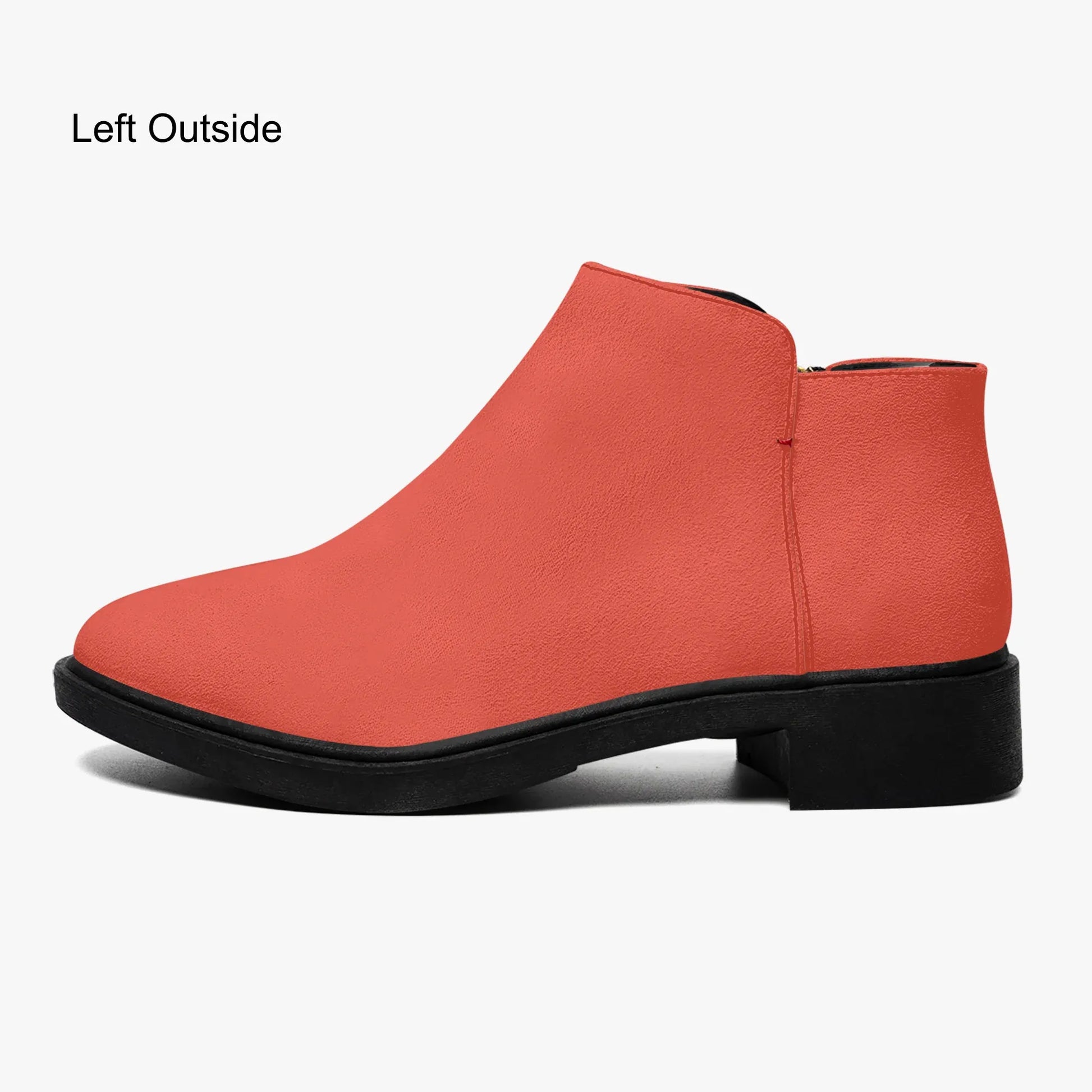 orange-red-elegante-reissverschluss-stiefeletten-stiefeletten-jlr-design-5 - JLR Design