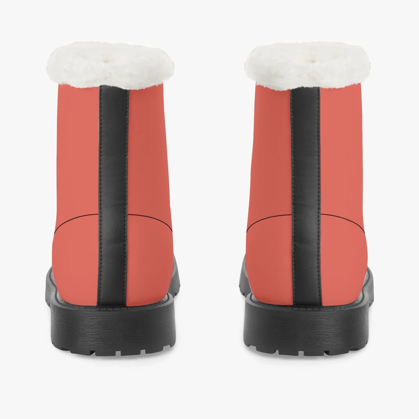 orange-red-faux-fur-leder-boots-boots-jlr-design-6 - JLR Design