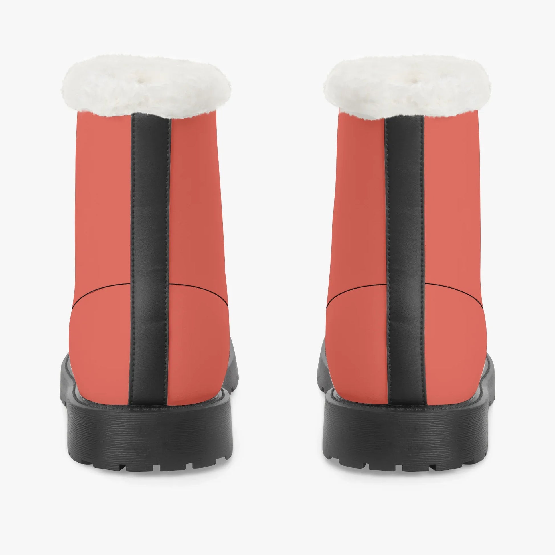 orange-red-faux-fur-leder-boots-boots-jlr-design-6 - JLR Design
