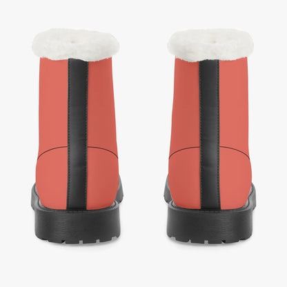 orange-red-faux-fur-leder-boots-boots-jlr-design-6 - JLR Design