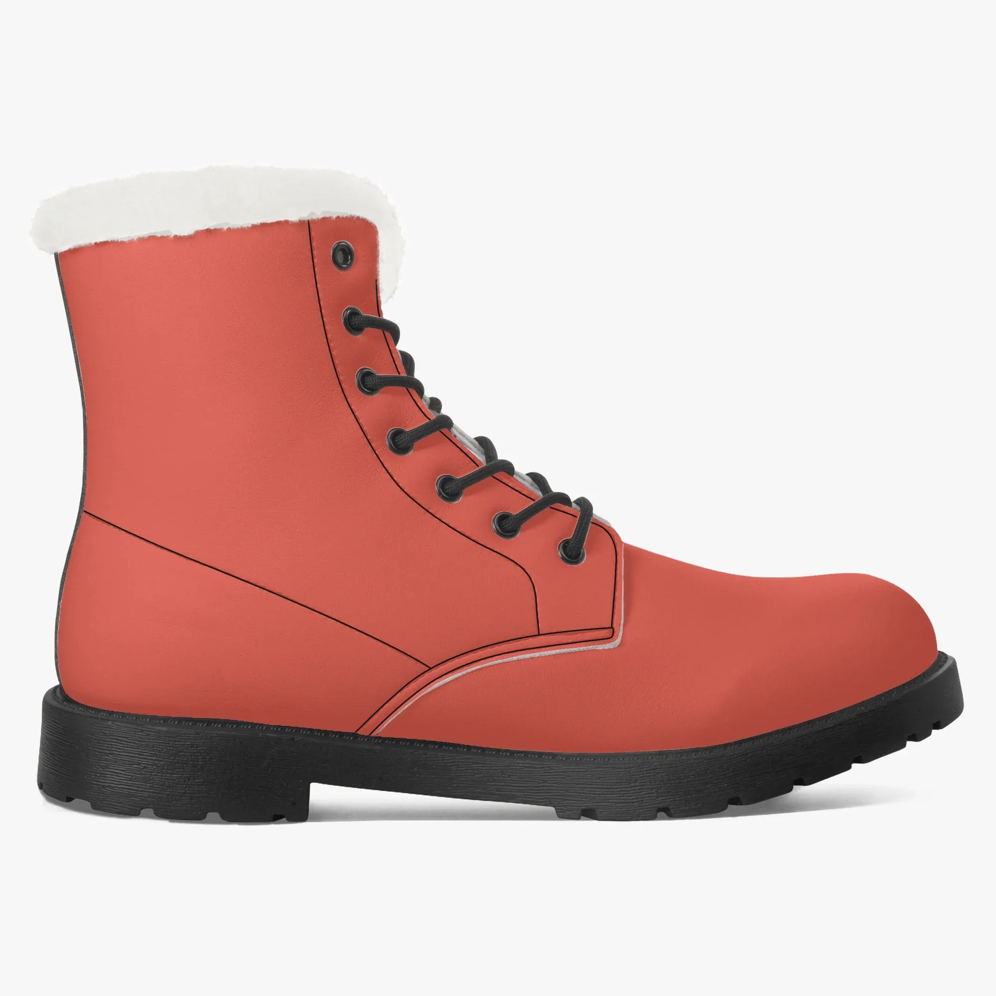 orange-red-faux-fur-leder-boots-boots-jlr-design-8 - JLR Design