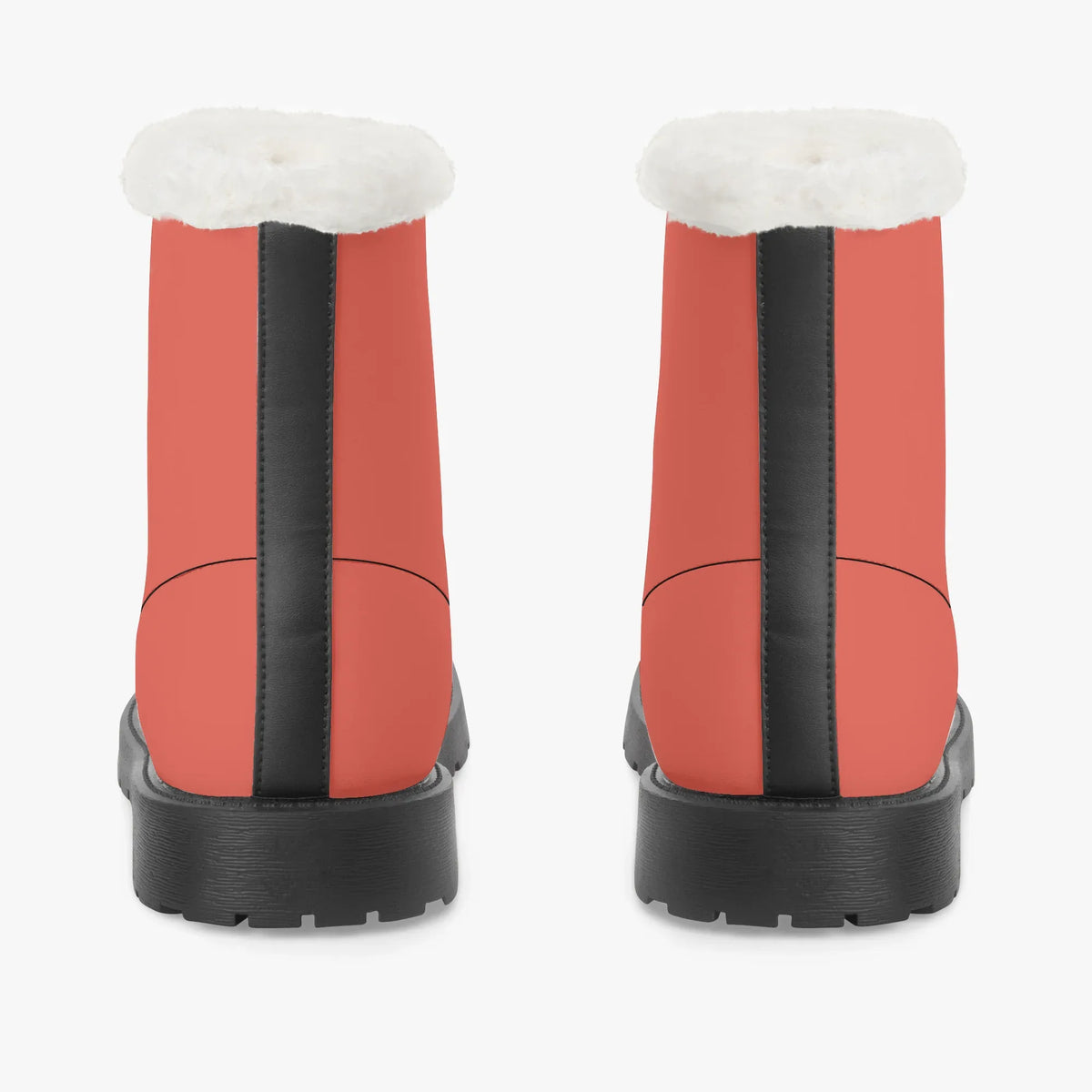 orange-red-faux-fur-leder-boots-boots-jlr-design-jlr-design-de-6 - JLR Design