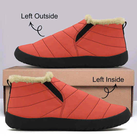 orange-red-faux-fur-slipper-slipper-jlr-design-1 - JLR Design