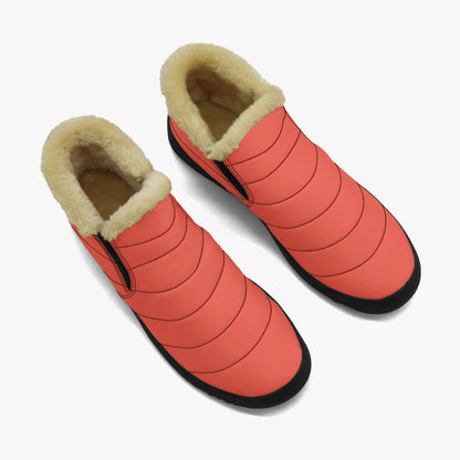 orange-red-faux-fur-slipper-slipper-jlr-design-2 - JLR Design