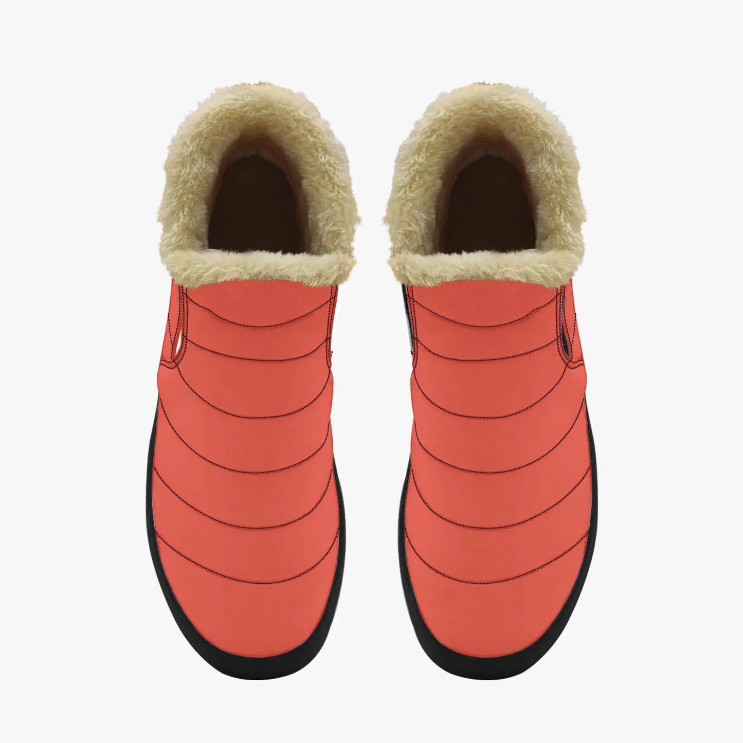orange-red-faux-fur-slipper-slipper-jlr-design-5 - JLR Design