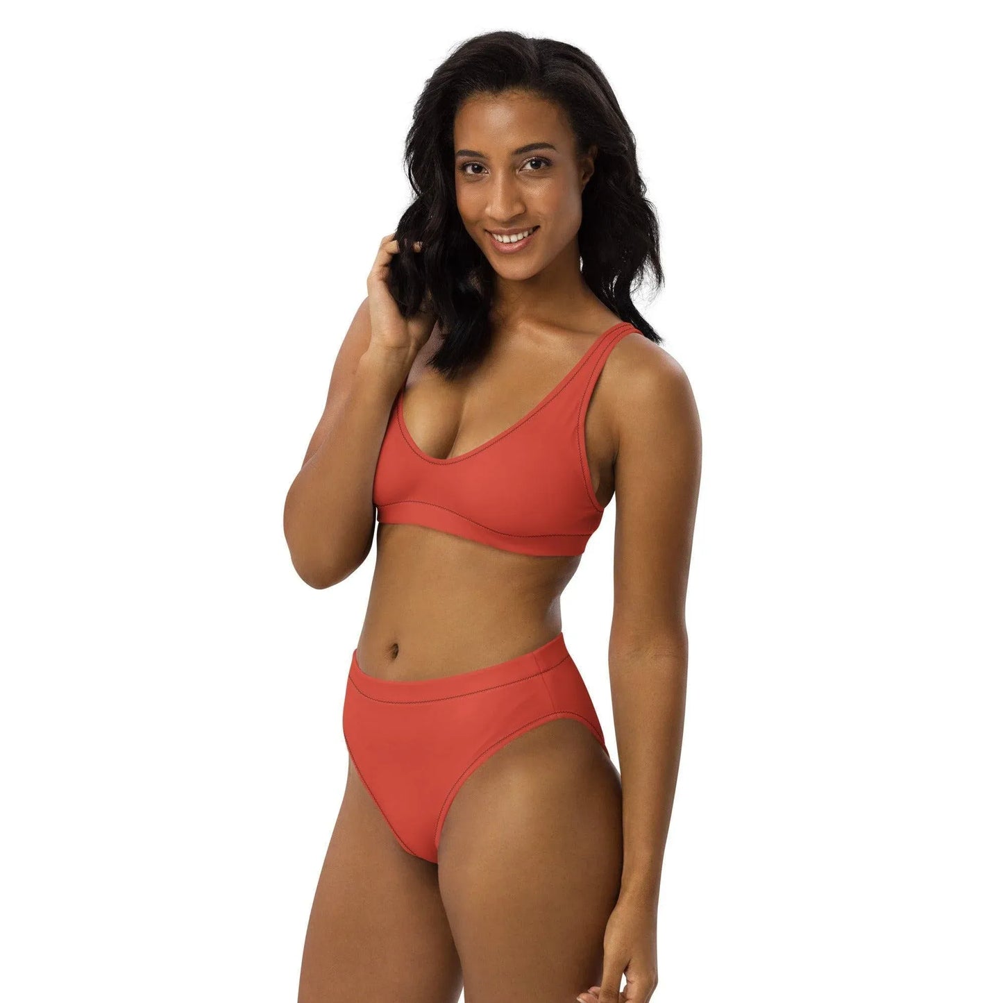 orange-red-high-waist-bikini-bikini-jlr-design-3 - JLR Design