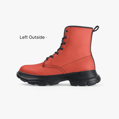 orange-red-leather-chunky-boots-boots-jlr-design-2 - JLR Design