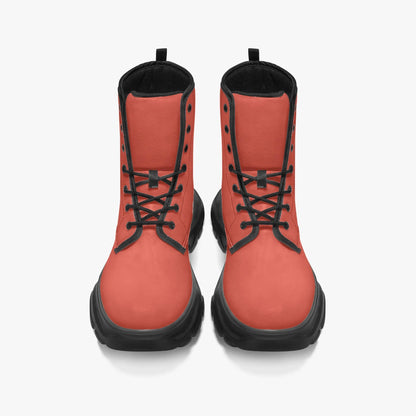 orange-red-leather-chunky-boots-boots-jlr-design-5 - JLR Design