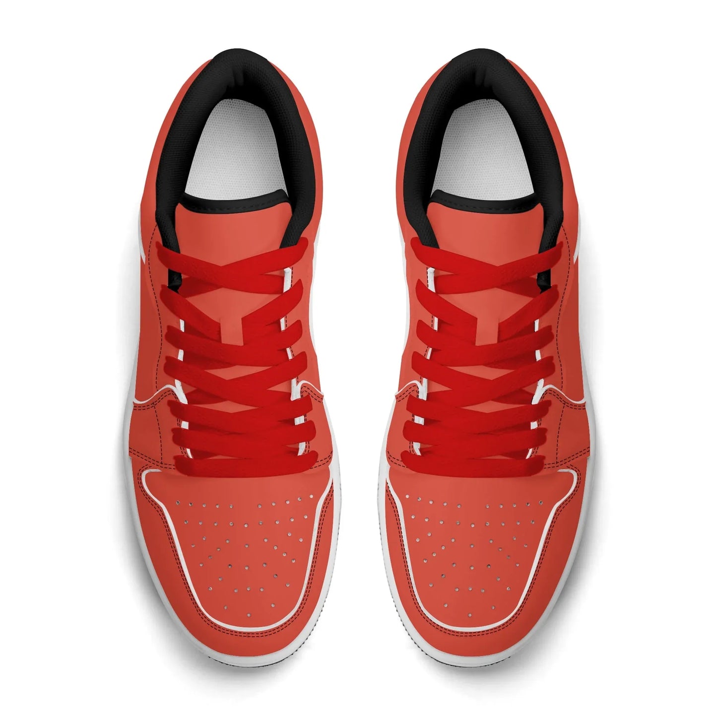 orange-red-low-top-leder-sneaker-fur-damen-sneaker-jlr-design-14 - JLR Design