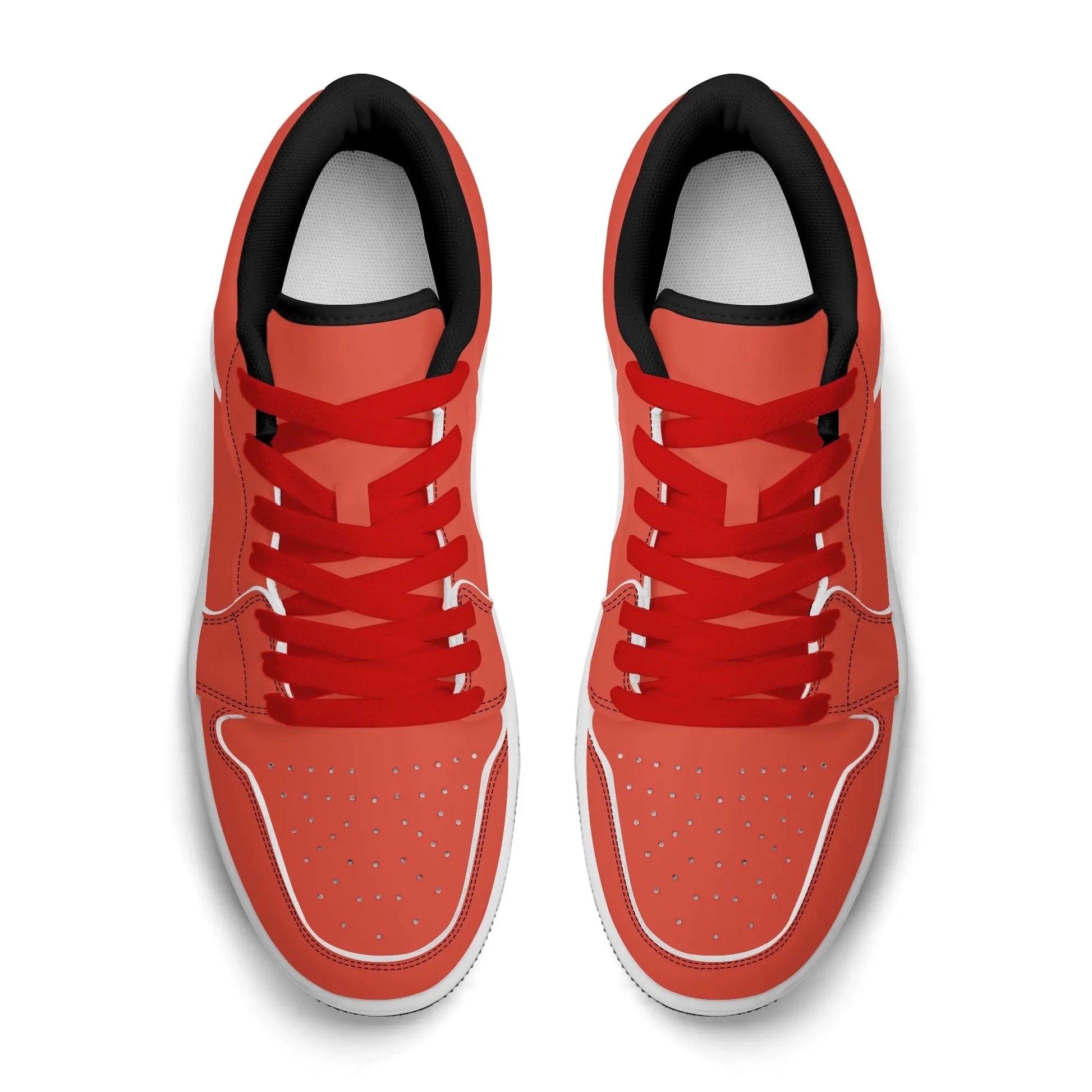 orange-red-low-top-leder-sneaker-fur-damen-sneaker-jlr-design-14 - JLR Design