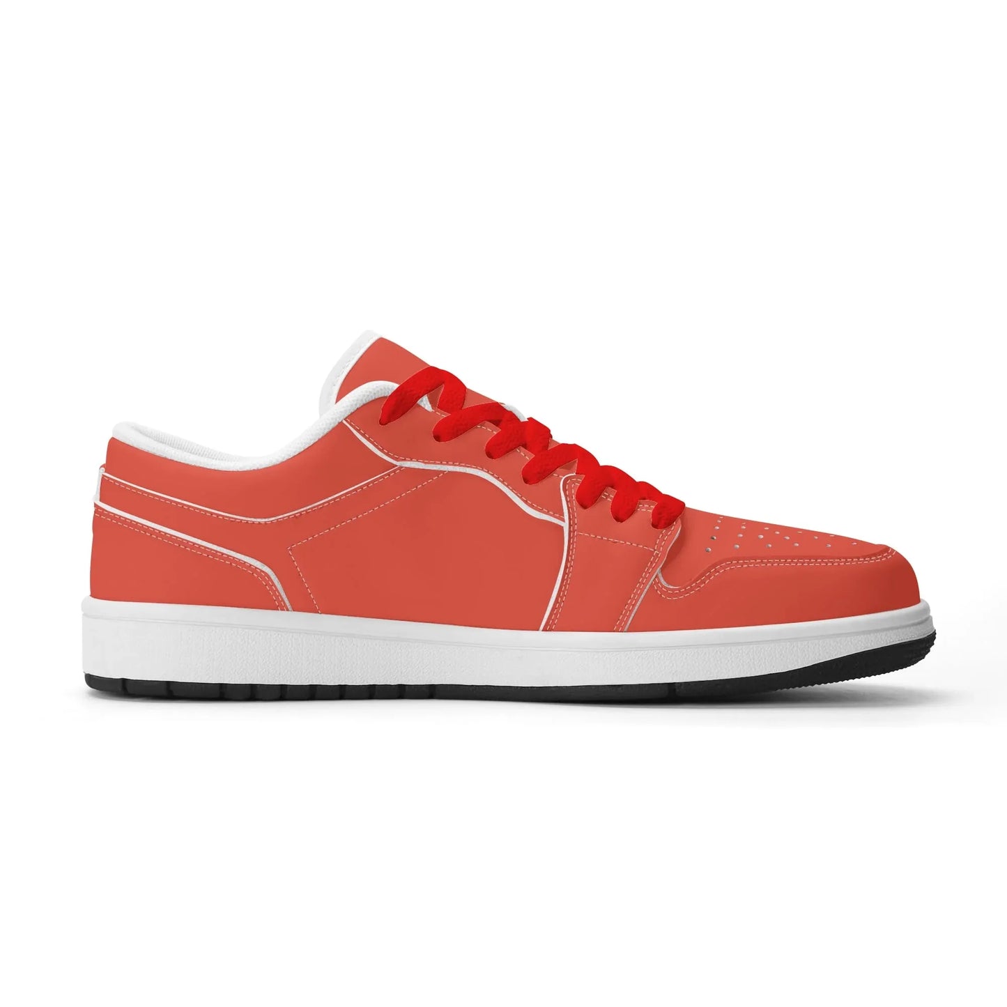 orange-red-low-top-leder-sneaker-fur-damen-sneaker-jlr-design-3 - JLR Design