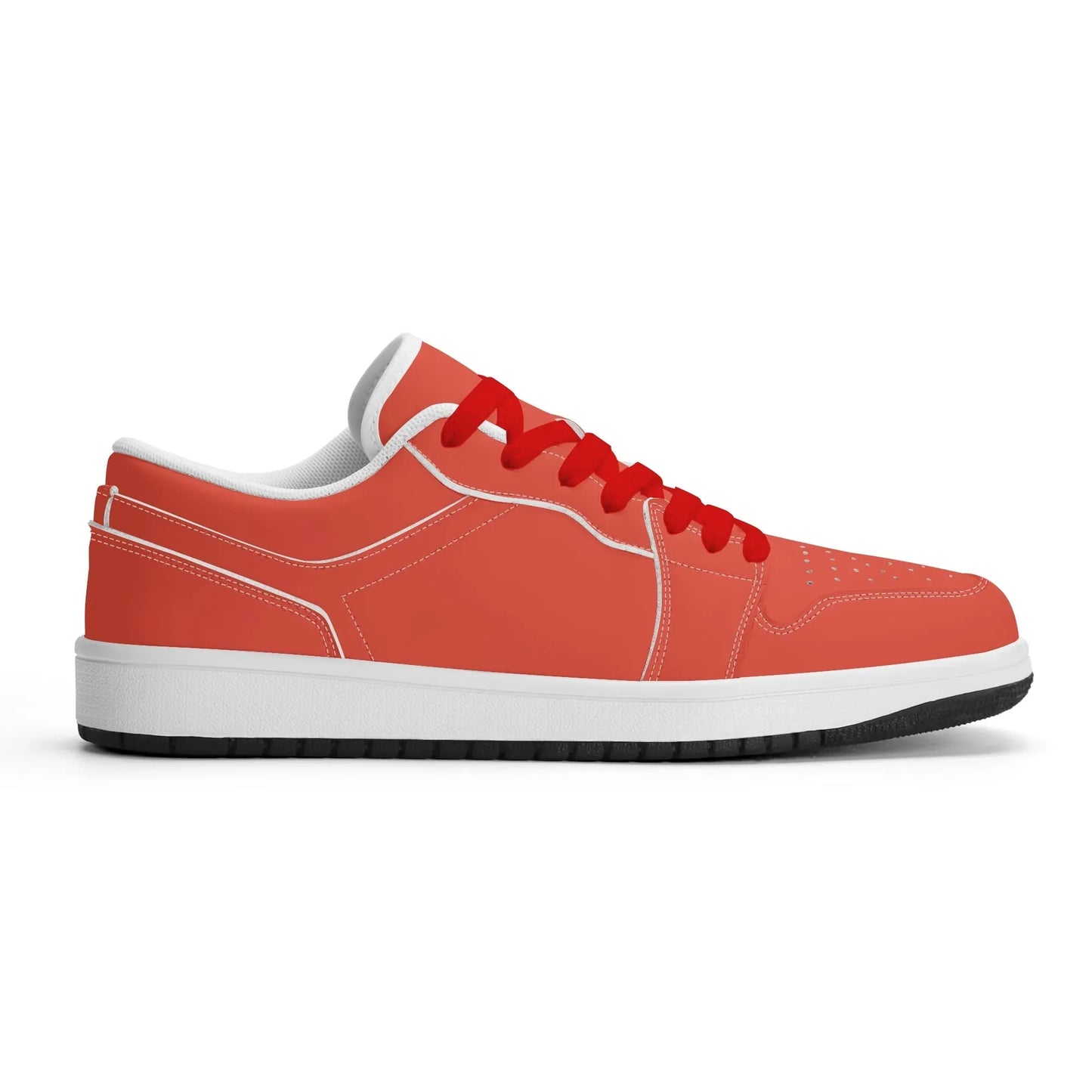 orange-red-low-top-leder-sneaker-fur-damen-sneaker-jlr-design-5 - JLR Design