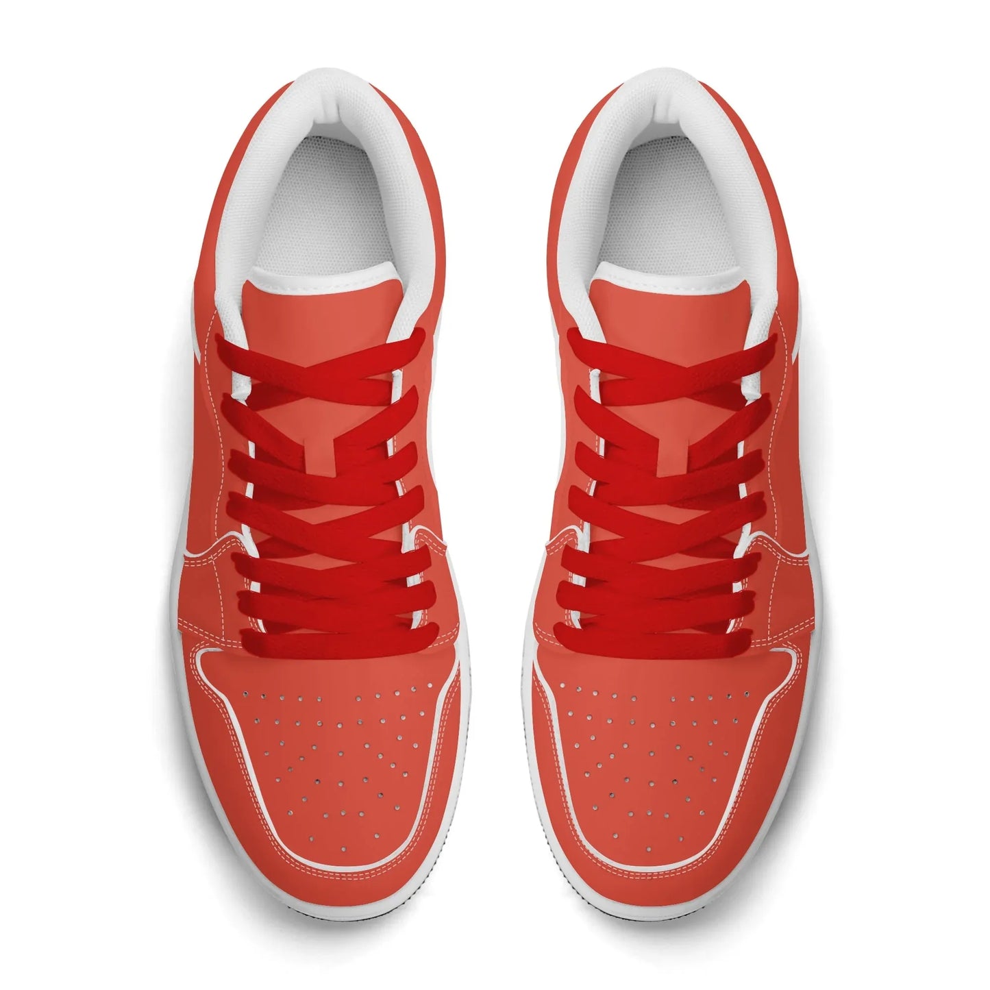 orange-red-low-top-leder-sneaker-fur-damen-sneaker-jlr-design-7 - JLR Design